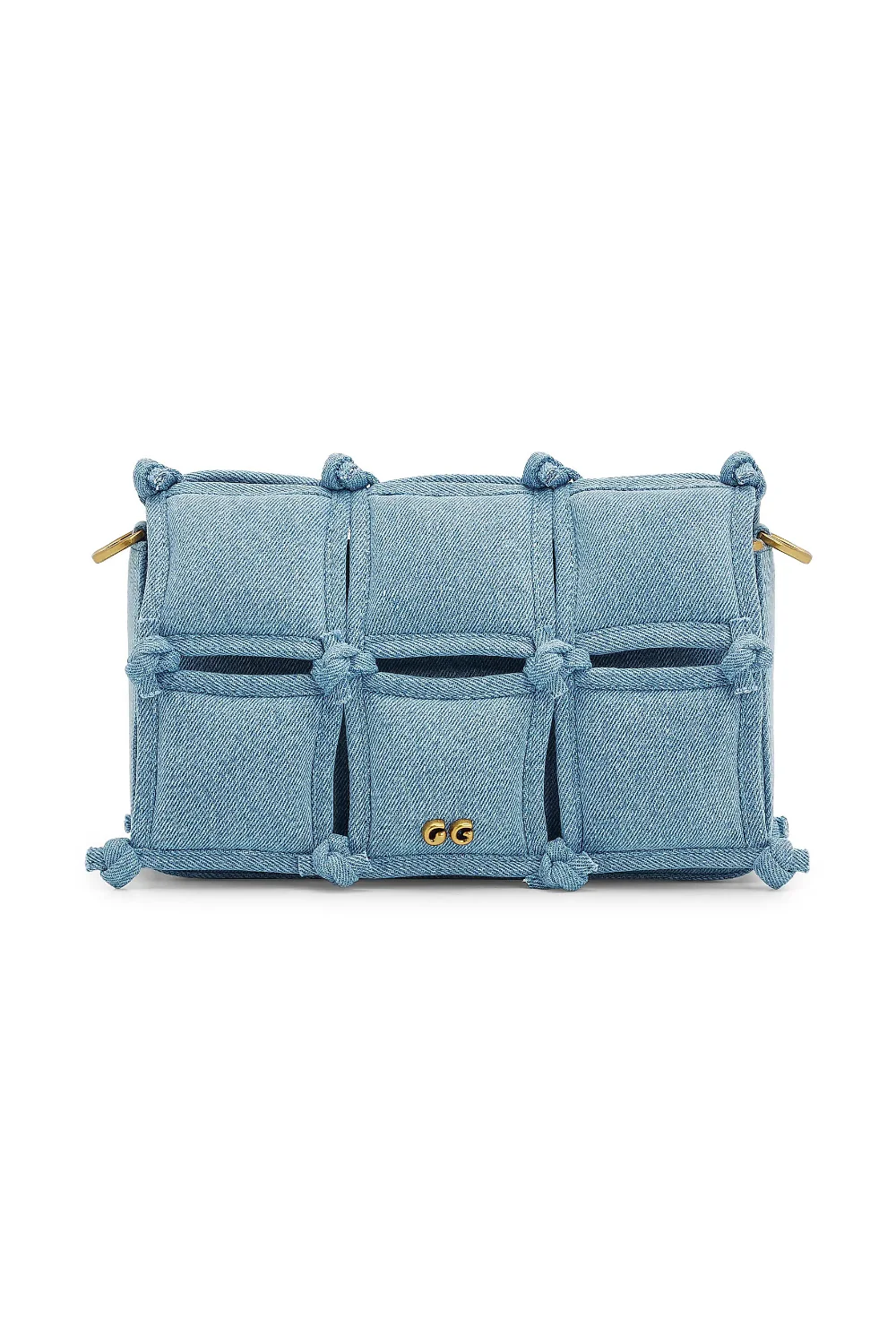 Gaia Puff Crossbody Vintage Blue