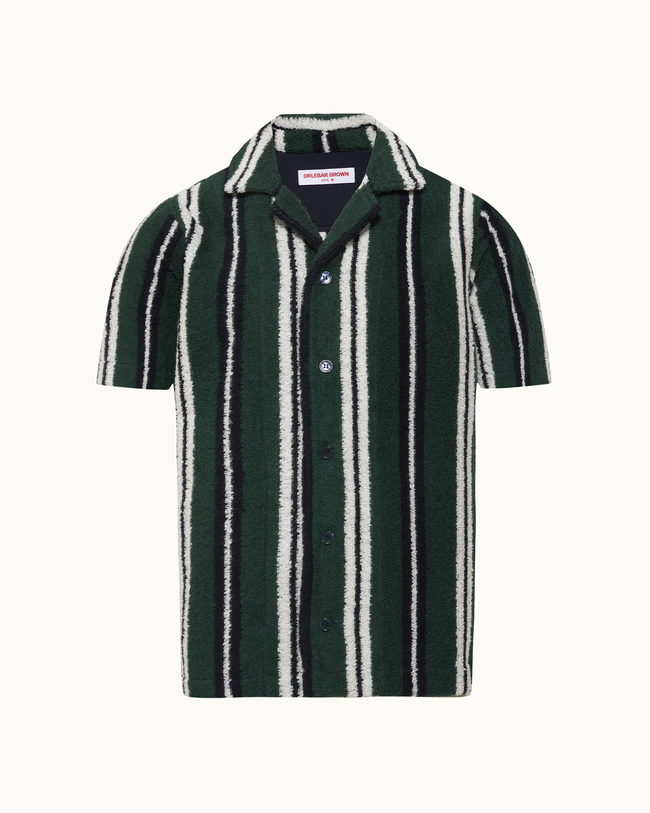 Griffith Towelling Stripe Shirt - Image 4