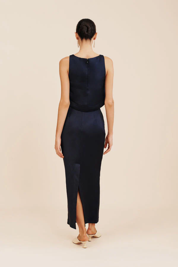 Gigi Pencil Skirt Midnight (Final Sale) - Image 2