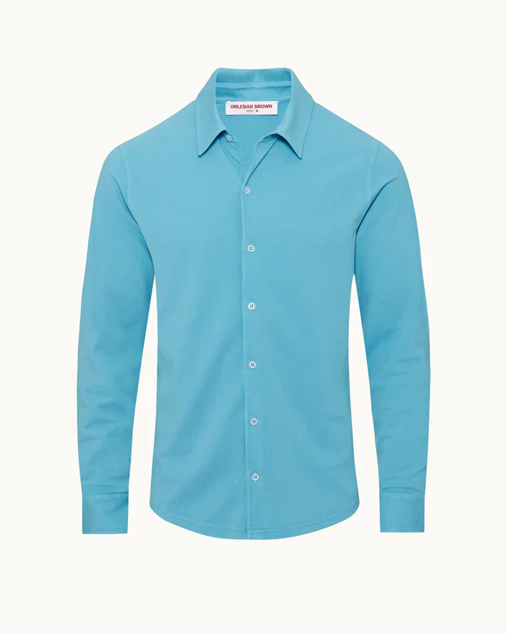 Giles Pique California Blue (Final Sale) - Image 4