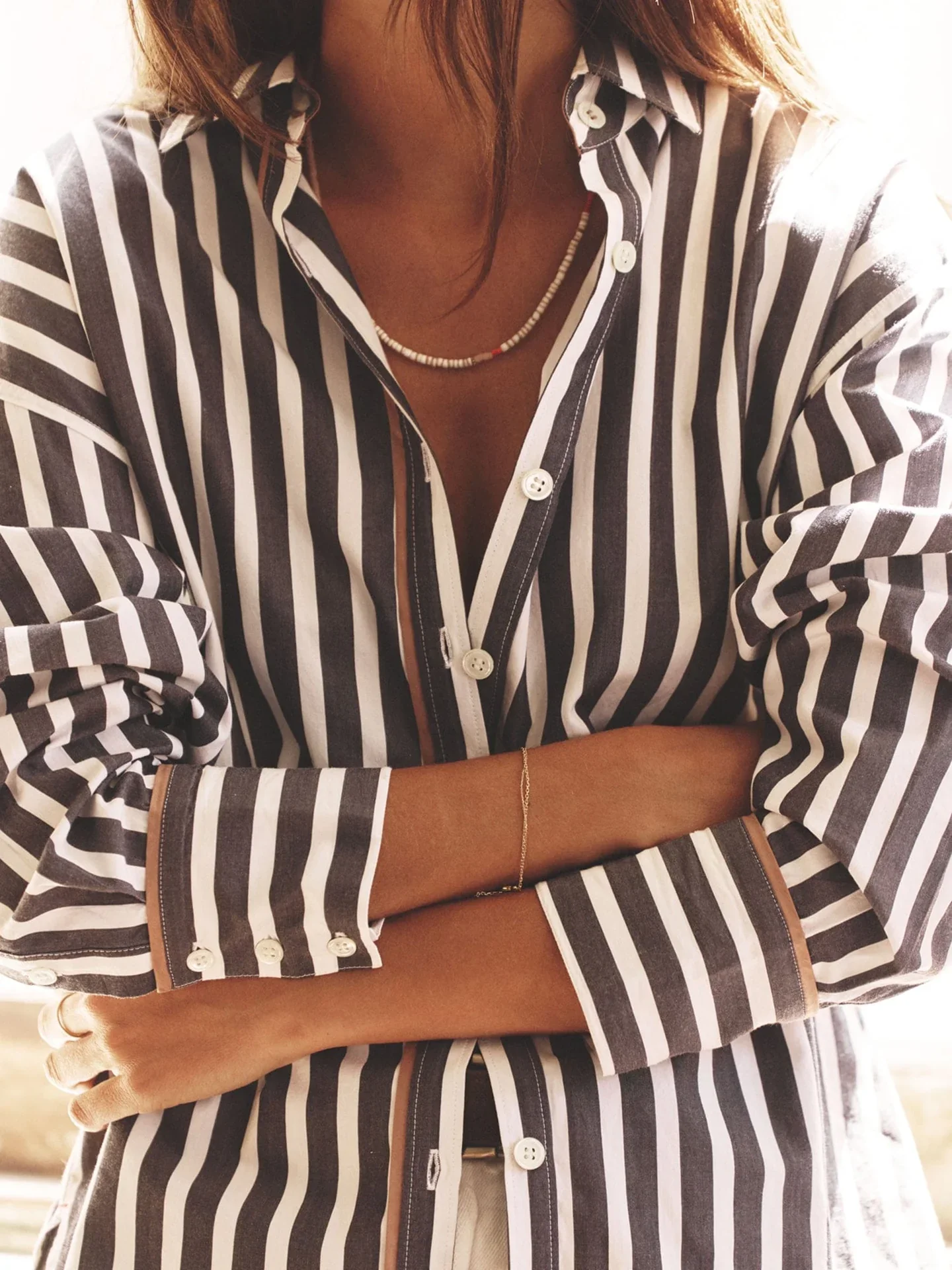 Gillian Shirt Ink Stripe - Image 4