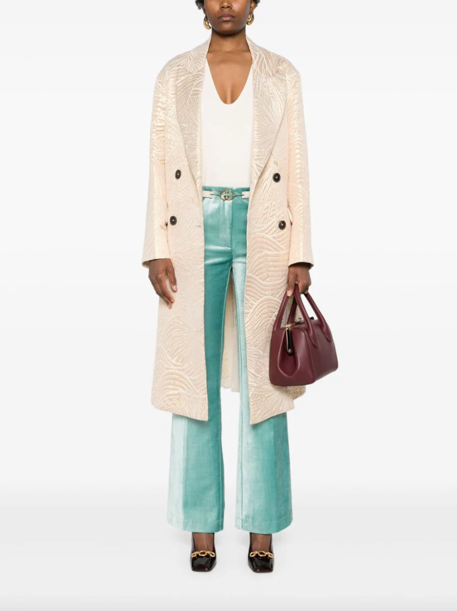 Golden Sunrise Jacquard Coat (Final Sale) - Image 3