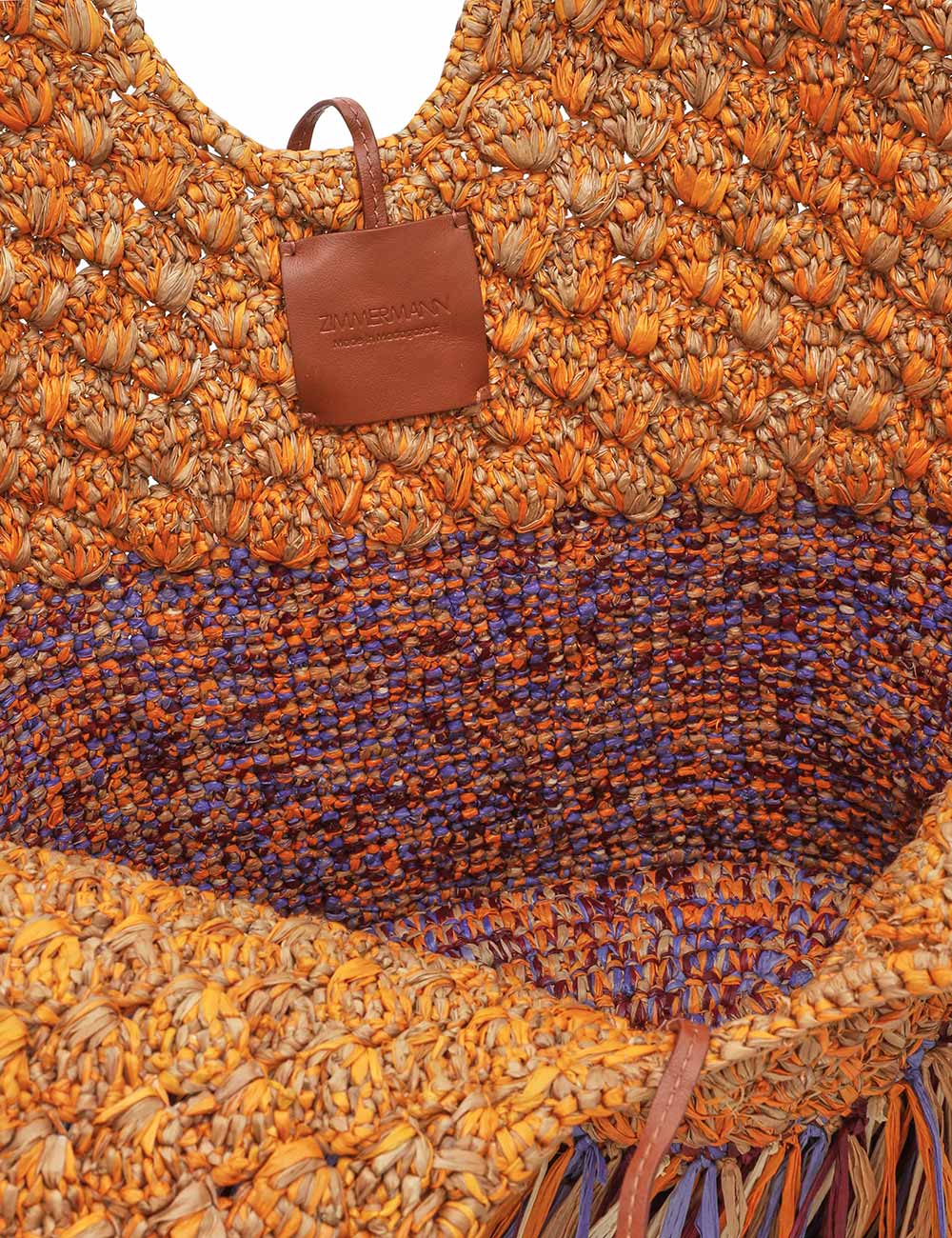 Goldentime Medium Fringe Tote - Image 8