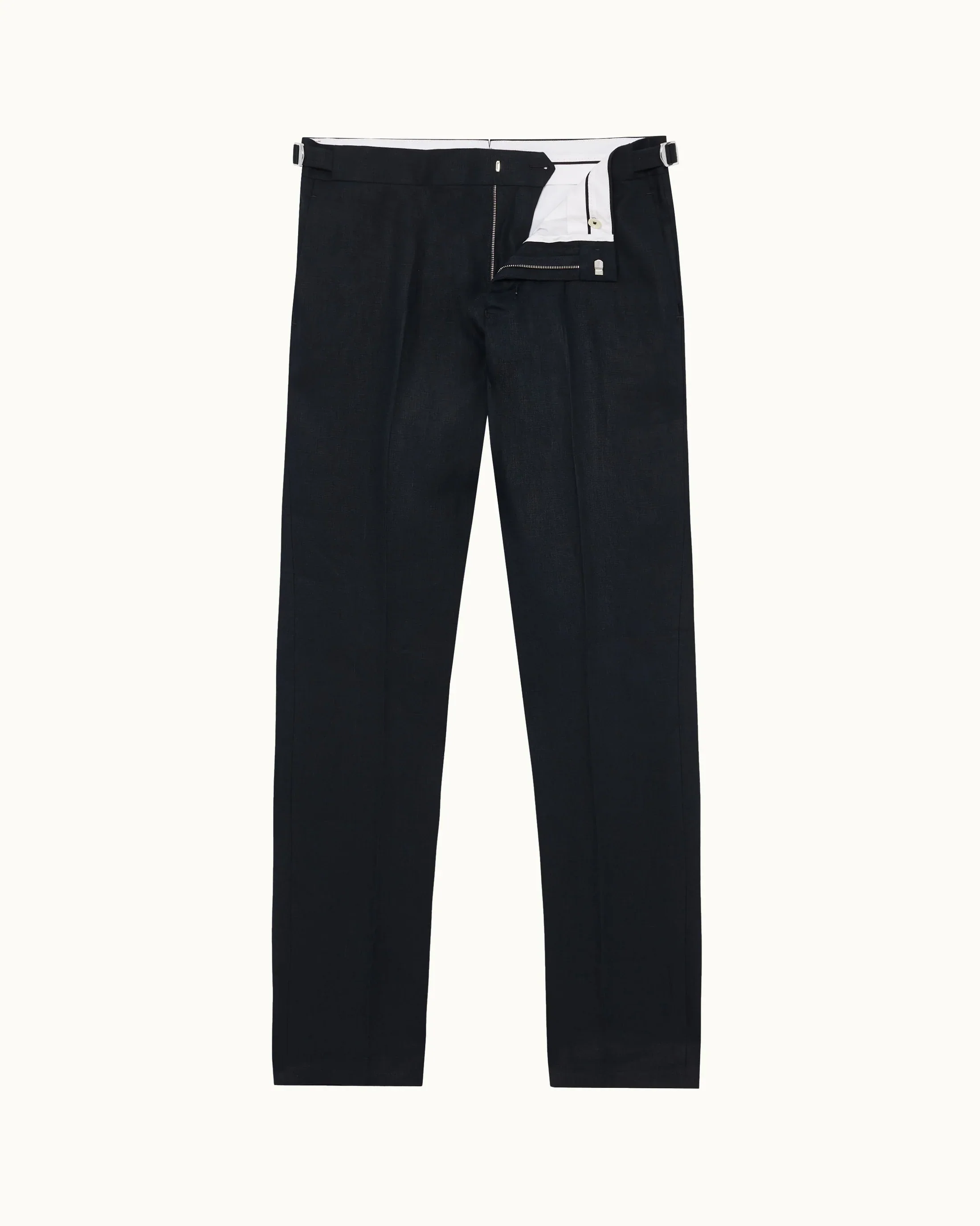 Griffon Italian Linen Night Iris Pant - Image 4
