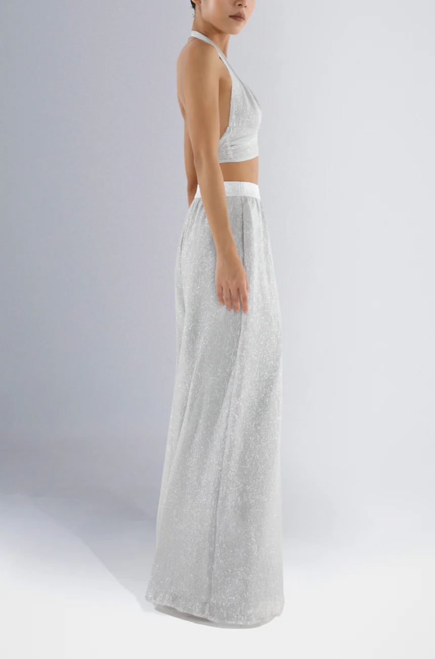 Harem Pants in Silver - Image 2