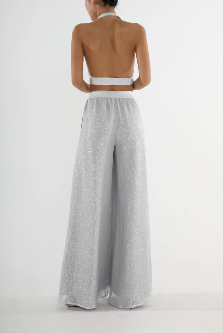 Harem Pants in Silver - Image 3