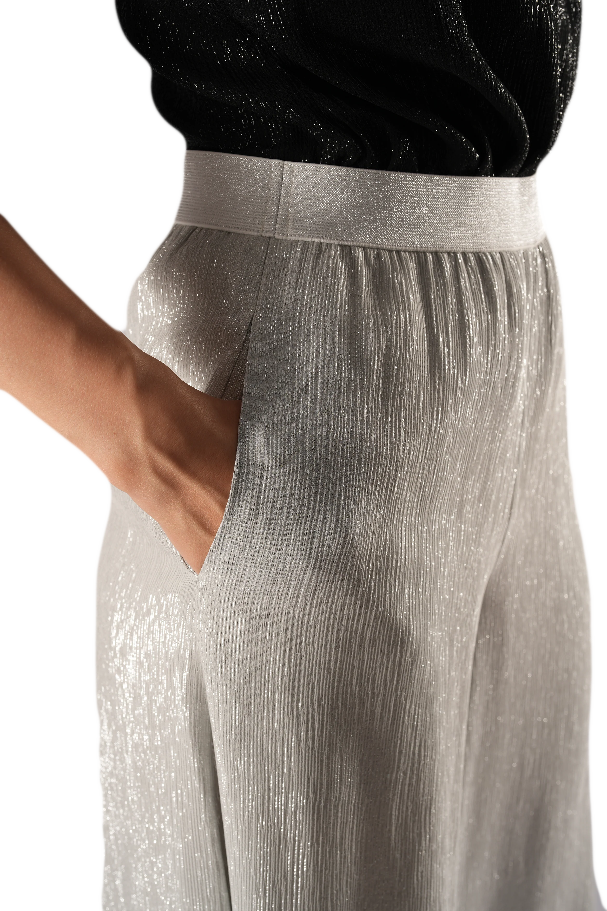 Harem Pants in Silver - Image 4