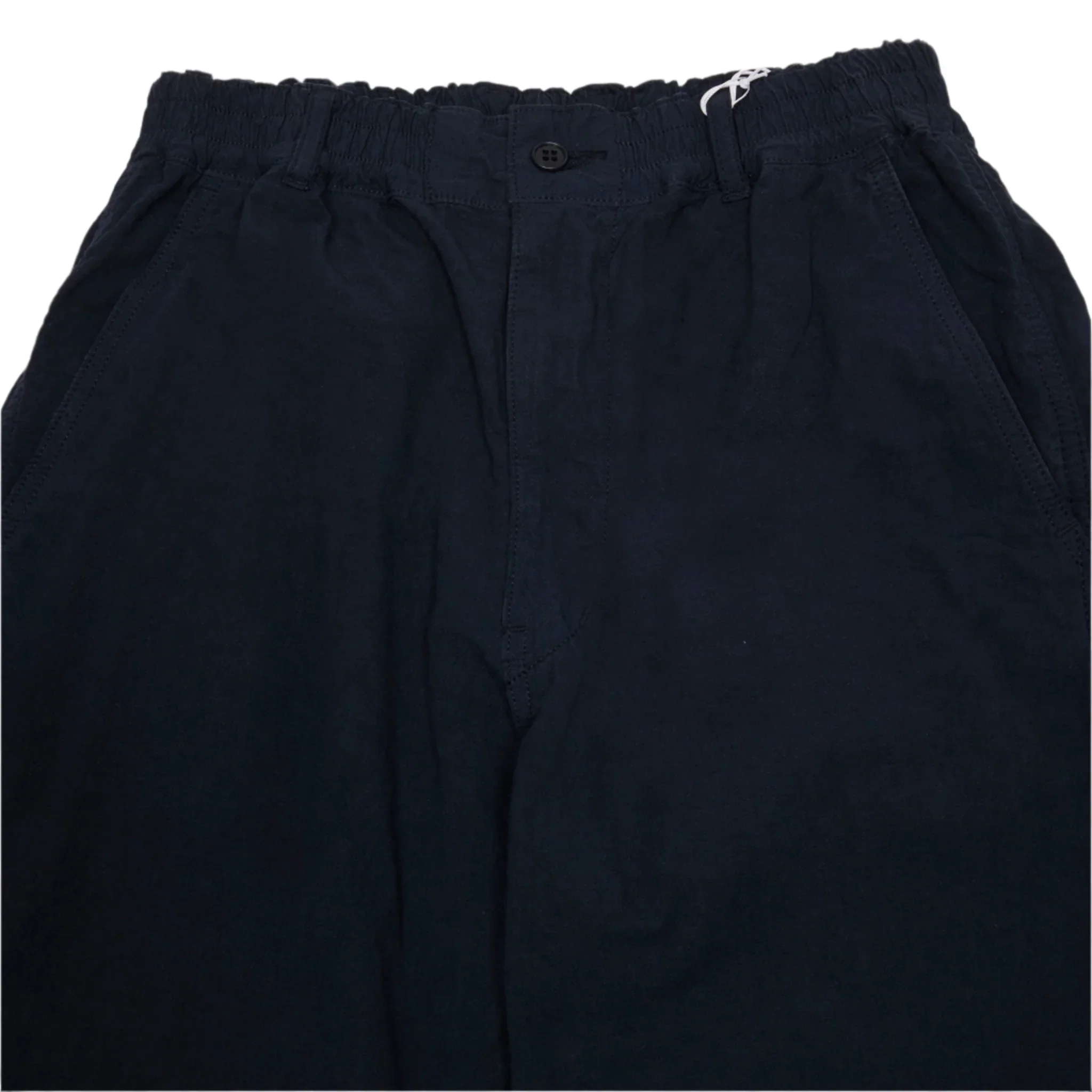 High Density Cotton Hemp Tapered Pants Navy (Final Sale) - Image 2