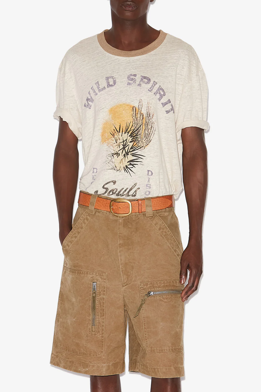 Honore T-Shirt Ecru-Sand (Final Sale) - Image 2