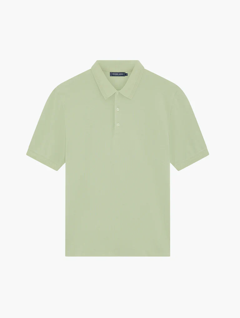 Horacio Cotton Polo Button Up Pistachio (Final Sale) - Image 3