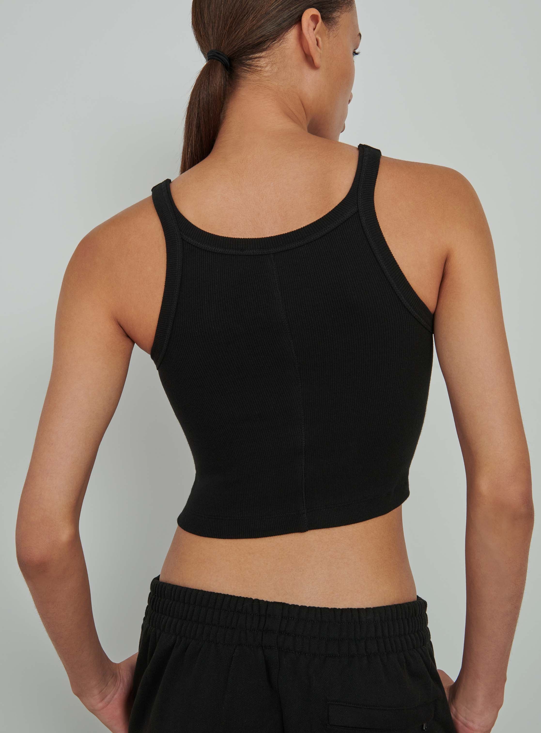 HB Ribbed Tank Black - Image 6