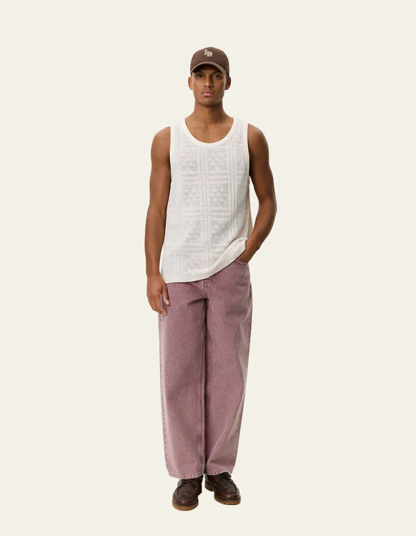 Huxley Pointelle Tank Top Eggnog - Image 2