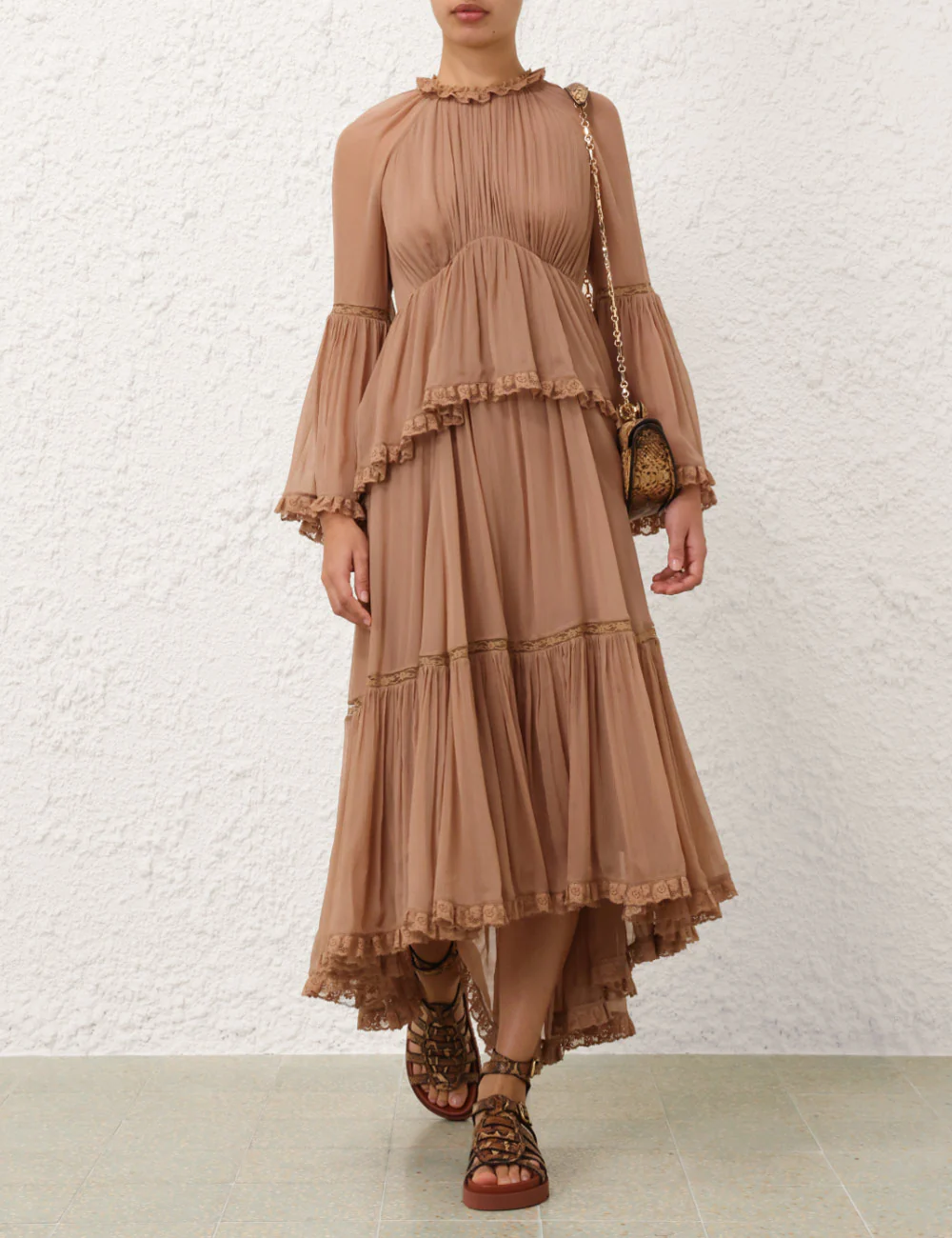 Hypnotic Peplum Flutter Dress - Image 6