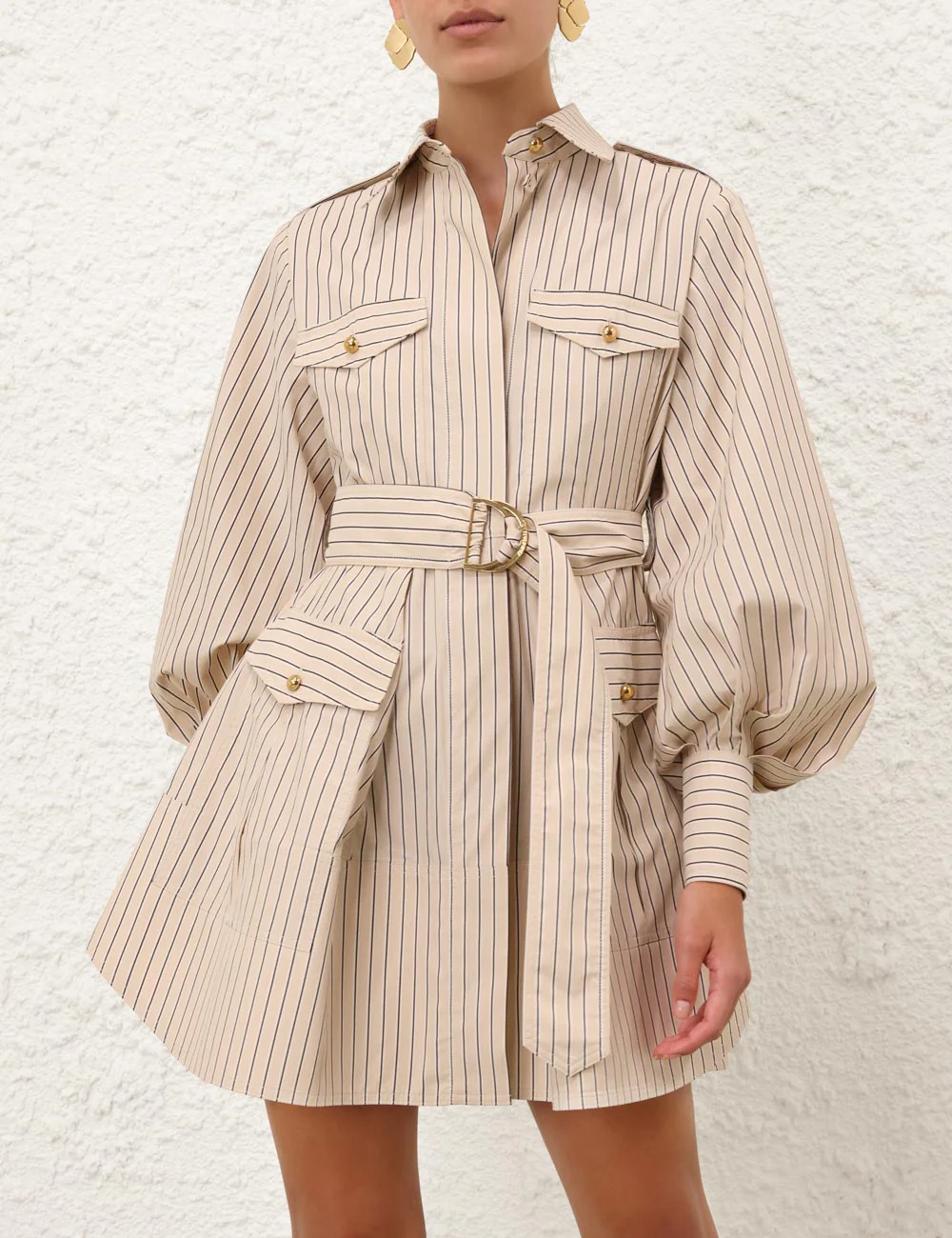 Memento Utility Mini Dress - Image 7