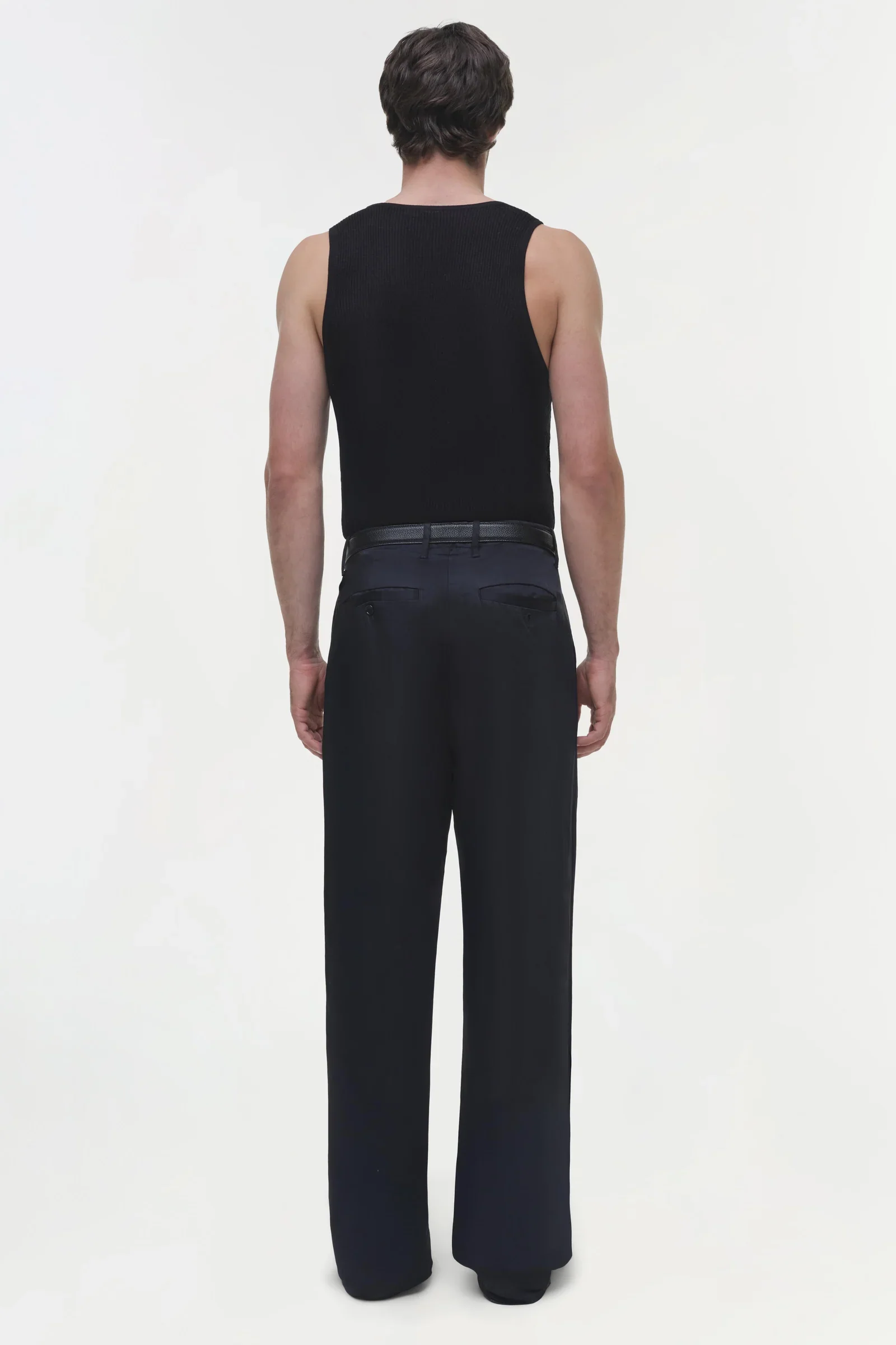 Wilson Wide Leg Pleated Trouser (Final Sale) - Image 4