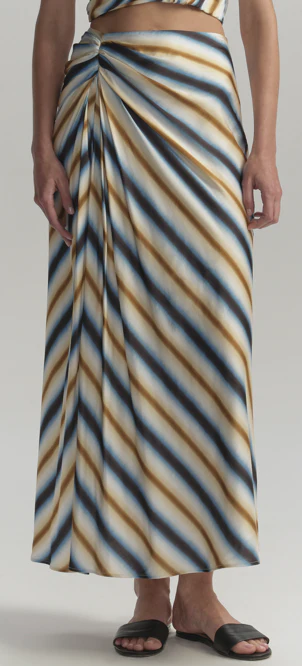 Jean Skirt Tahoe Blue-Milk Chocolate - Image 2