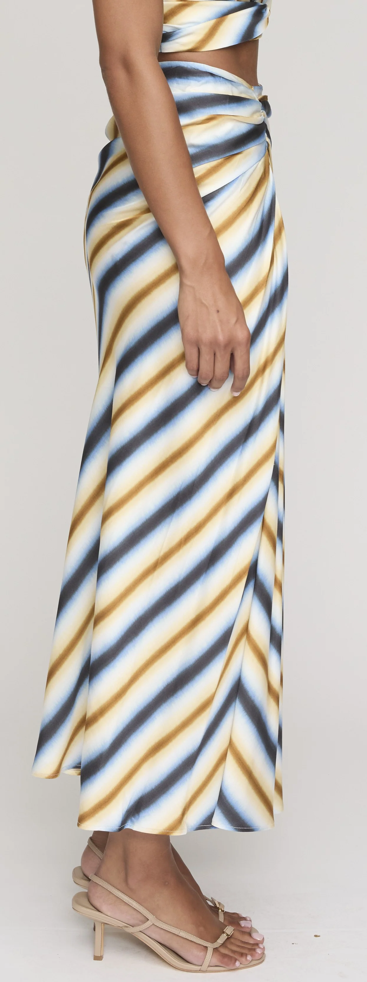 Jean Skirt Tahoe Blue-Milk Chocolate - Image 4