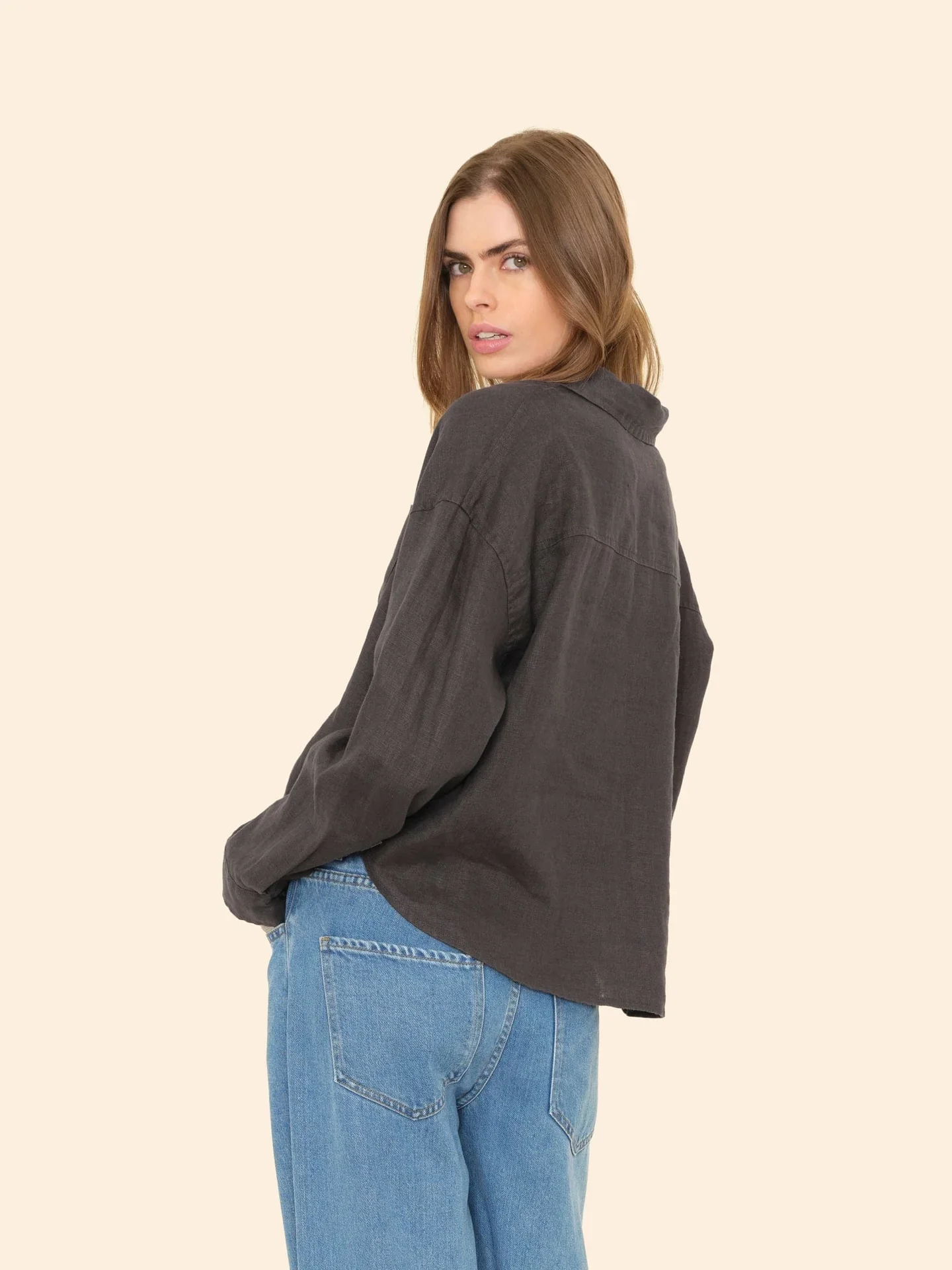 Brittan Shirt Black Quartz (Final Sale) - Image 3