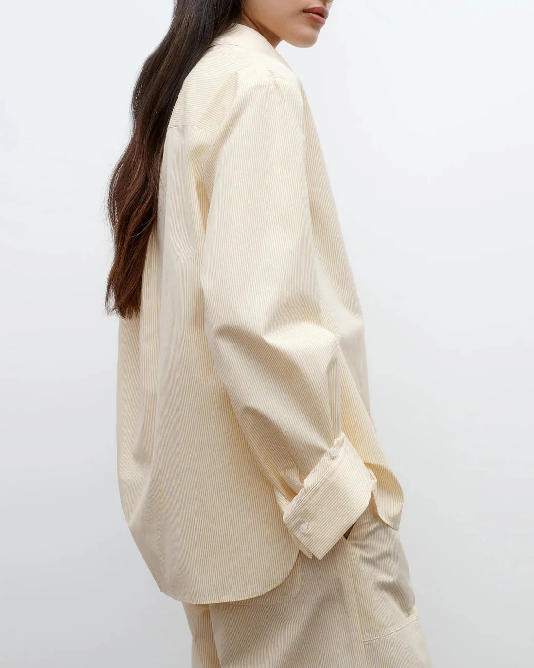 Next Morning Shirt In Cotton Banker Stripe - Image 4