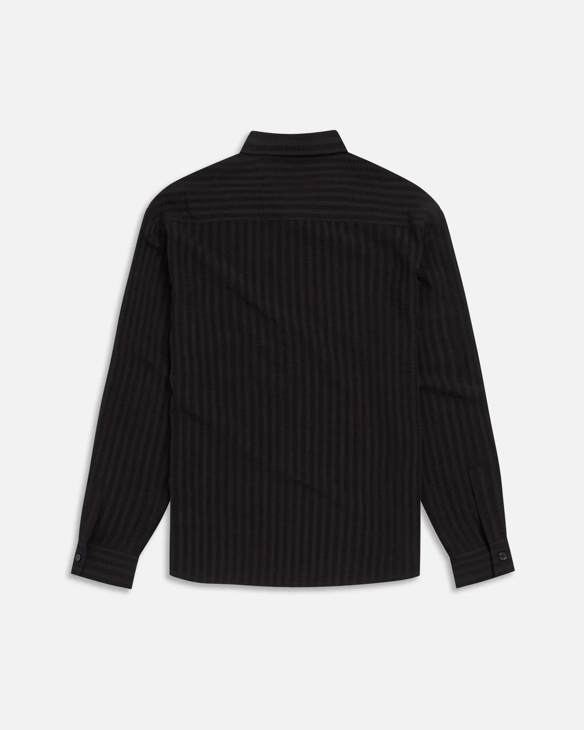 Jordan Striped Wrinkle Shirt Black - Image 2