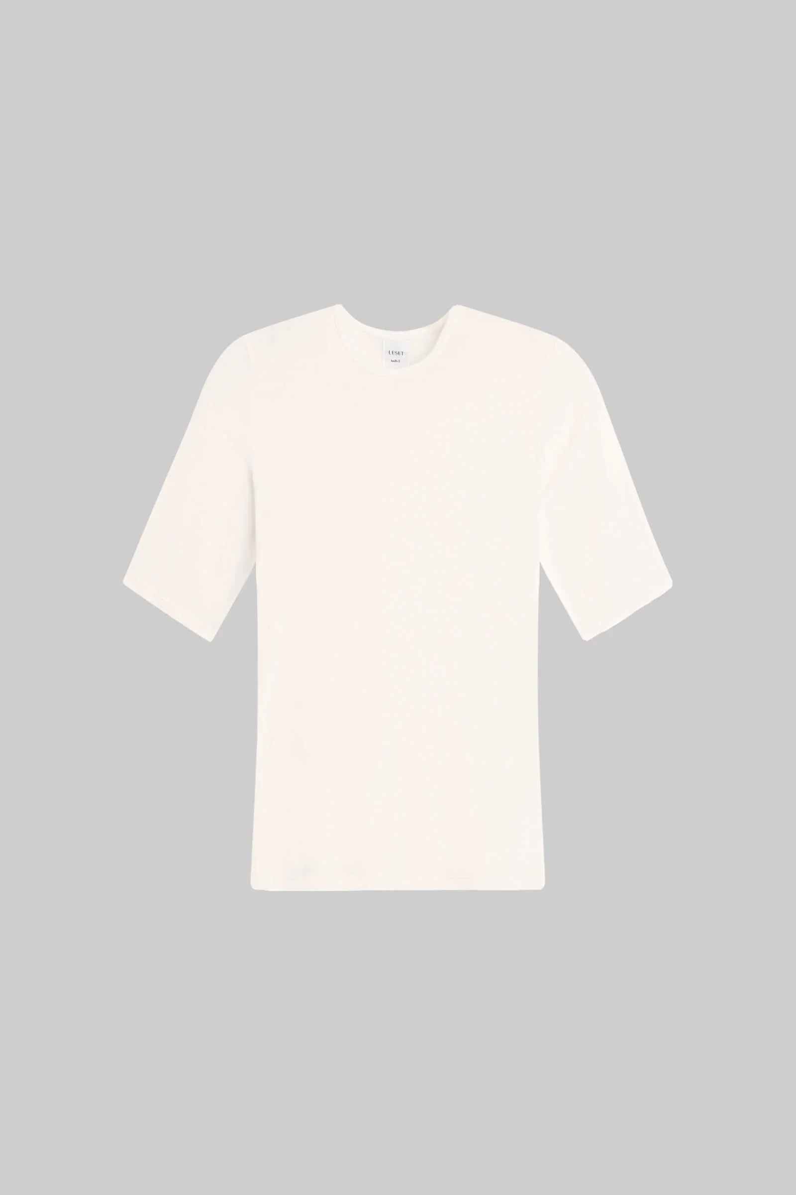 Julien Mid Sleeve Tee in Cream - Image 6