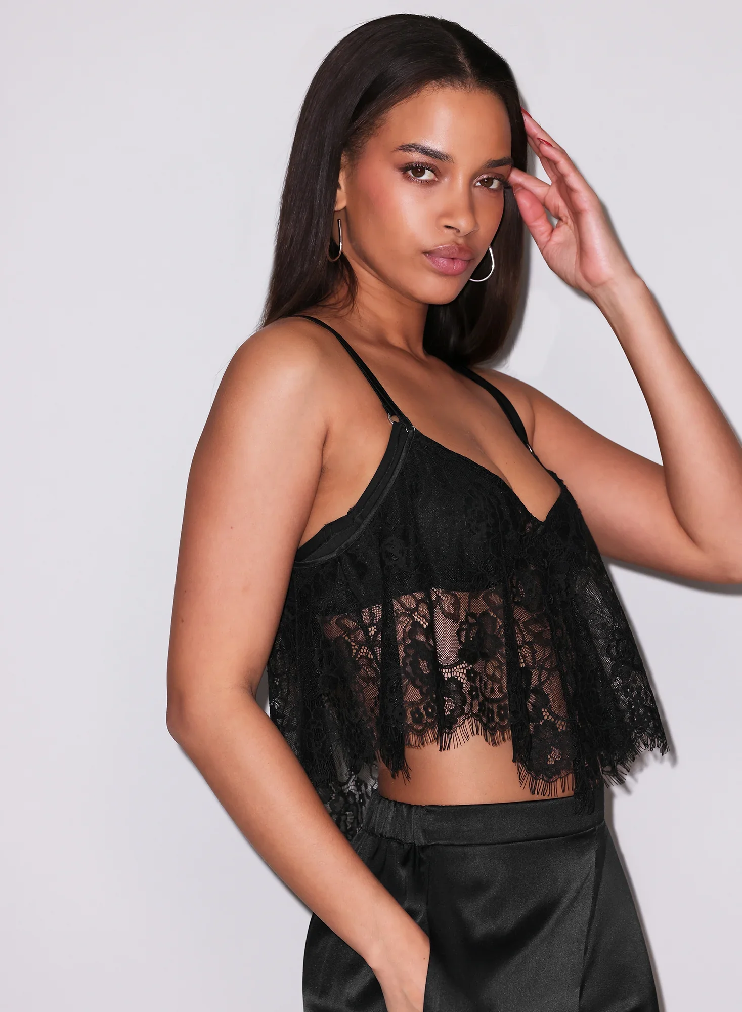 Juliet Lace Flutter Cami - Image 3
