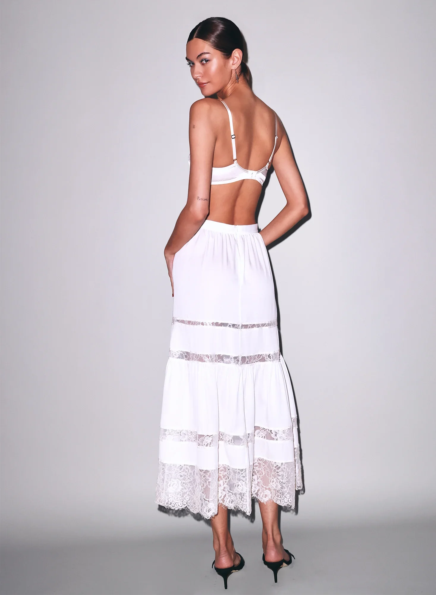 Juliet Lace Maxi Skirt - Image 3