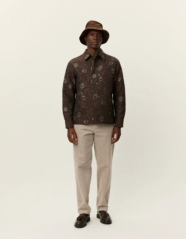 Kaleb Flower Jacquard Overshirt - Image 3