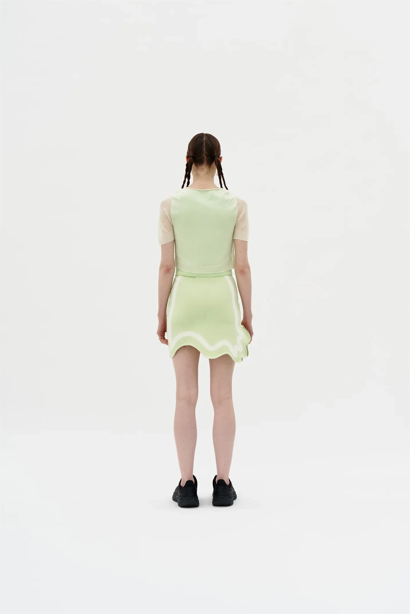 Katie Wavy Mini Skirt (Final Sale) - Image 3