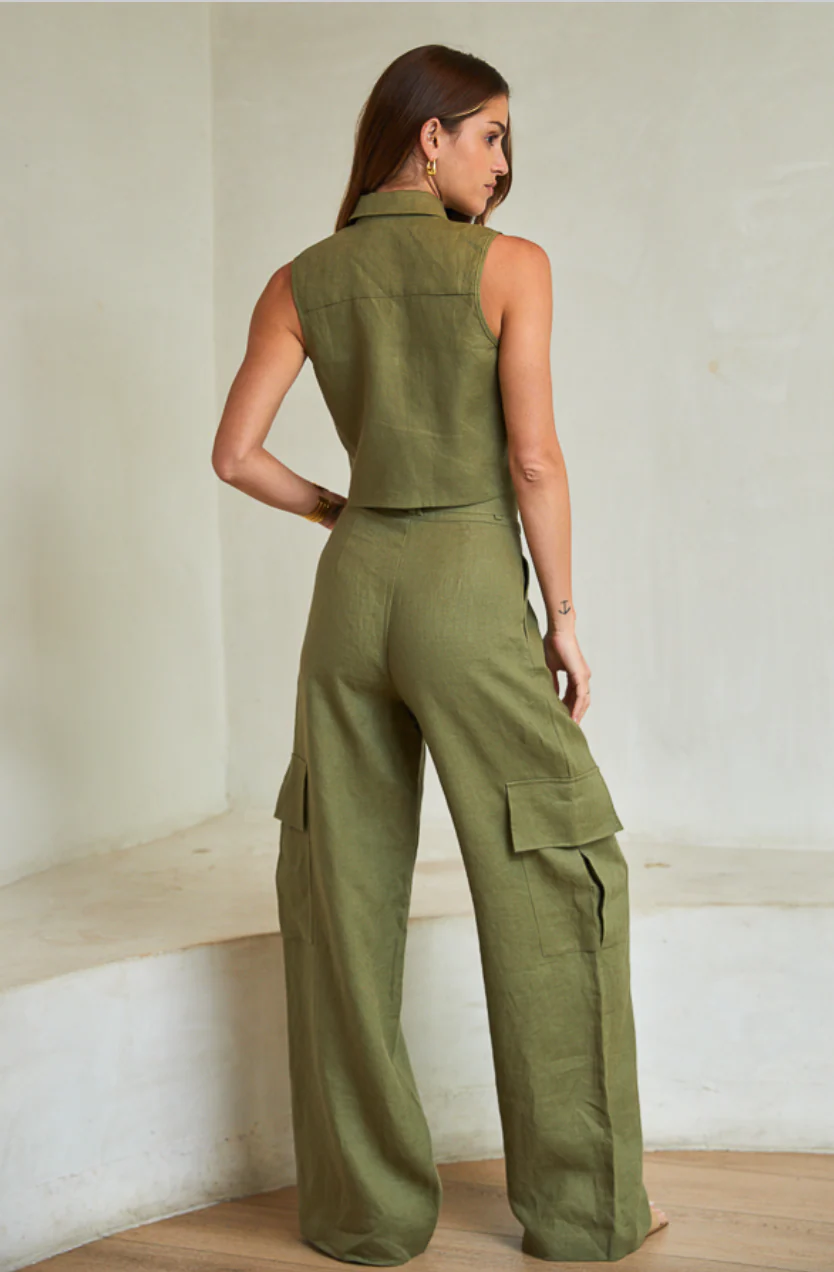 Katja Top Olive (Final Sale) - Image 3