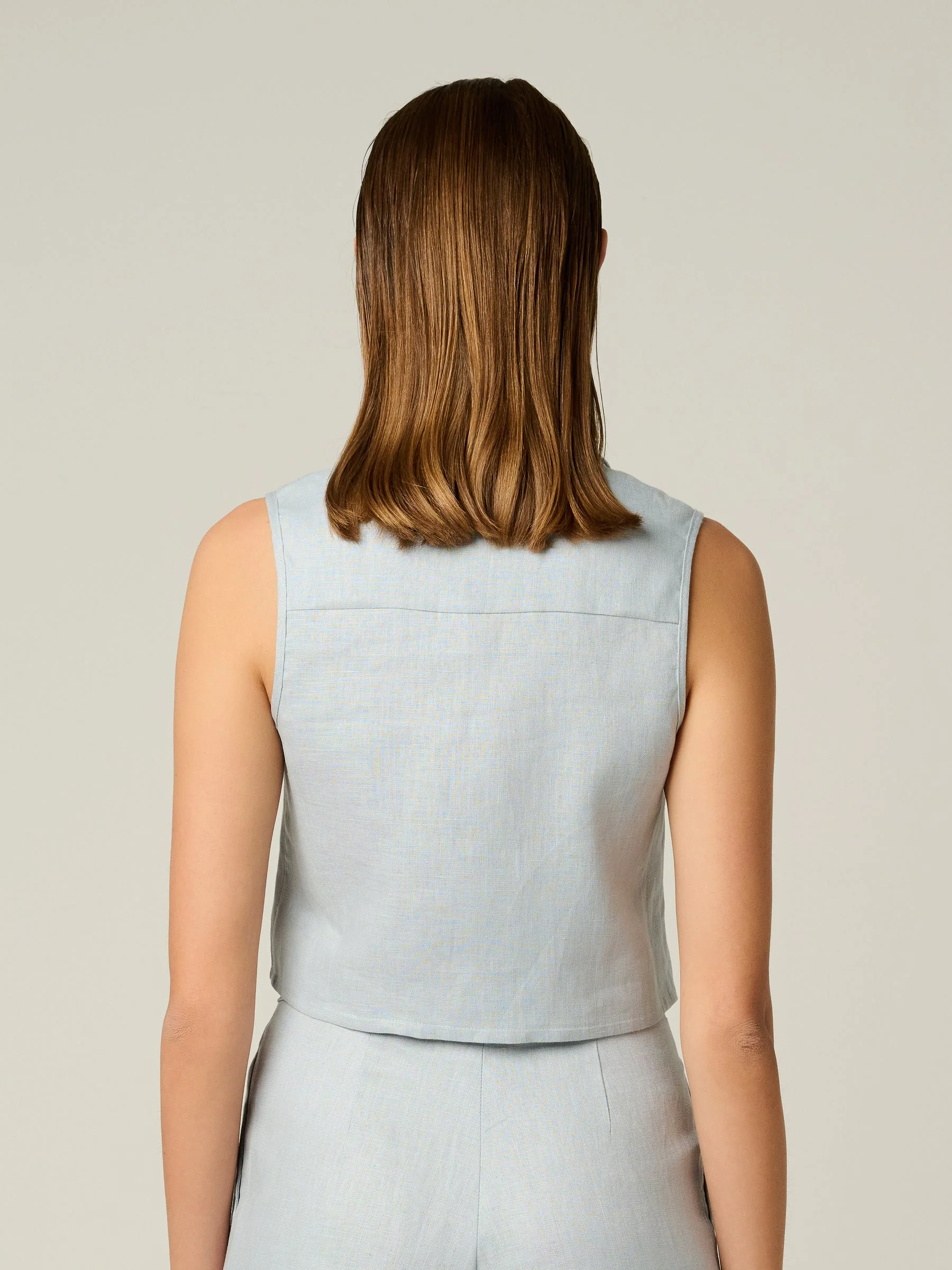 Katja Top Dusty Blue (Final Sale) - Image 2
