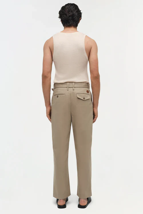 Kent Twill Pleated Pants - Image 3