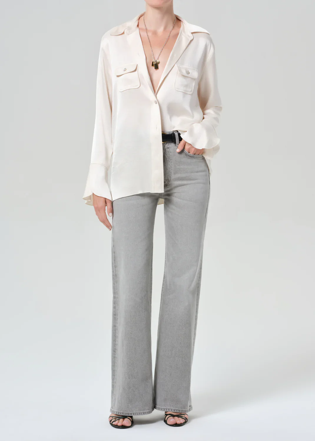 Kimberly 70's Flare Quartz Grey - Image 2