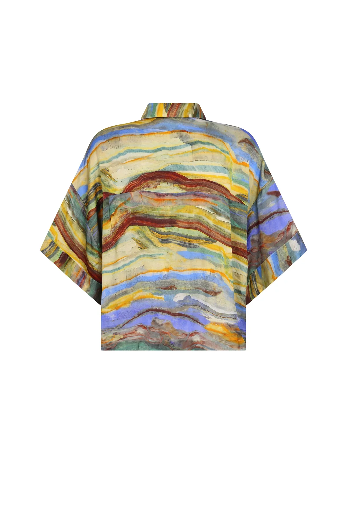 Kimono Top Emerald Marble - Image 5