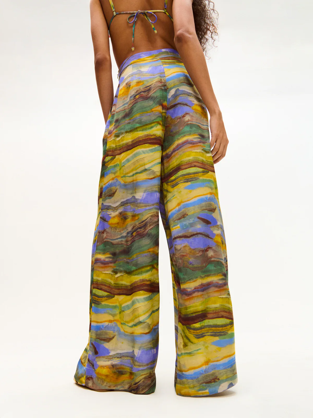 Palazzo Pant Emerald Marble - Image 2