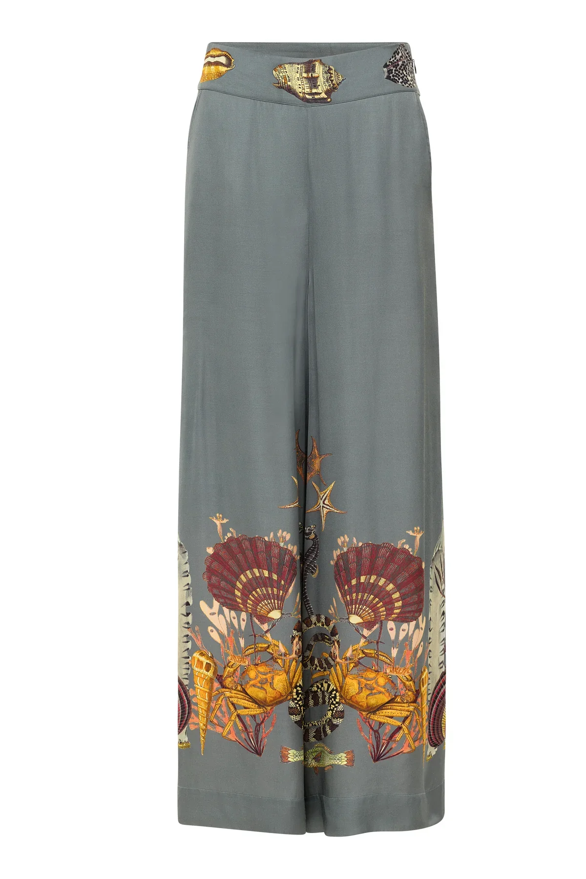 Palazzo Pant Gray Coral Reef (Final Sale) - Image 3