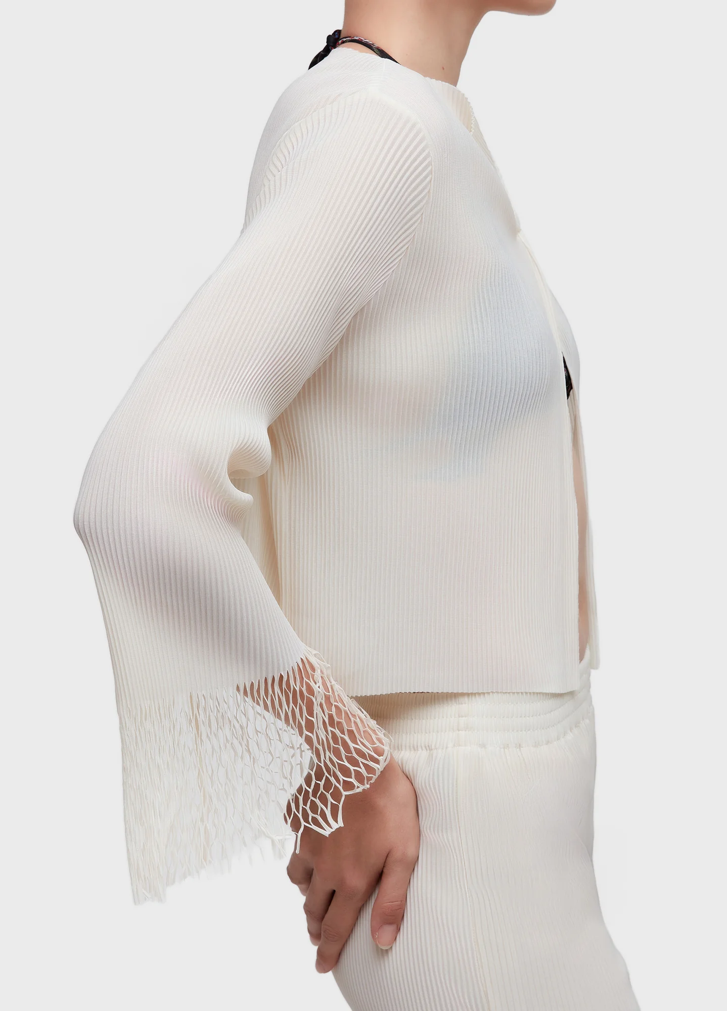 Plisse Cardigan - Image 3