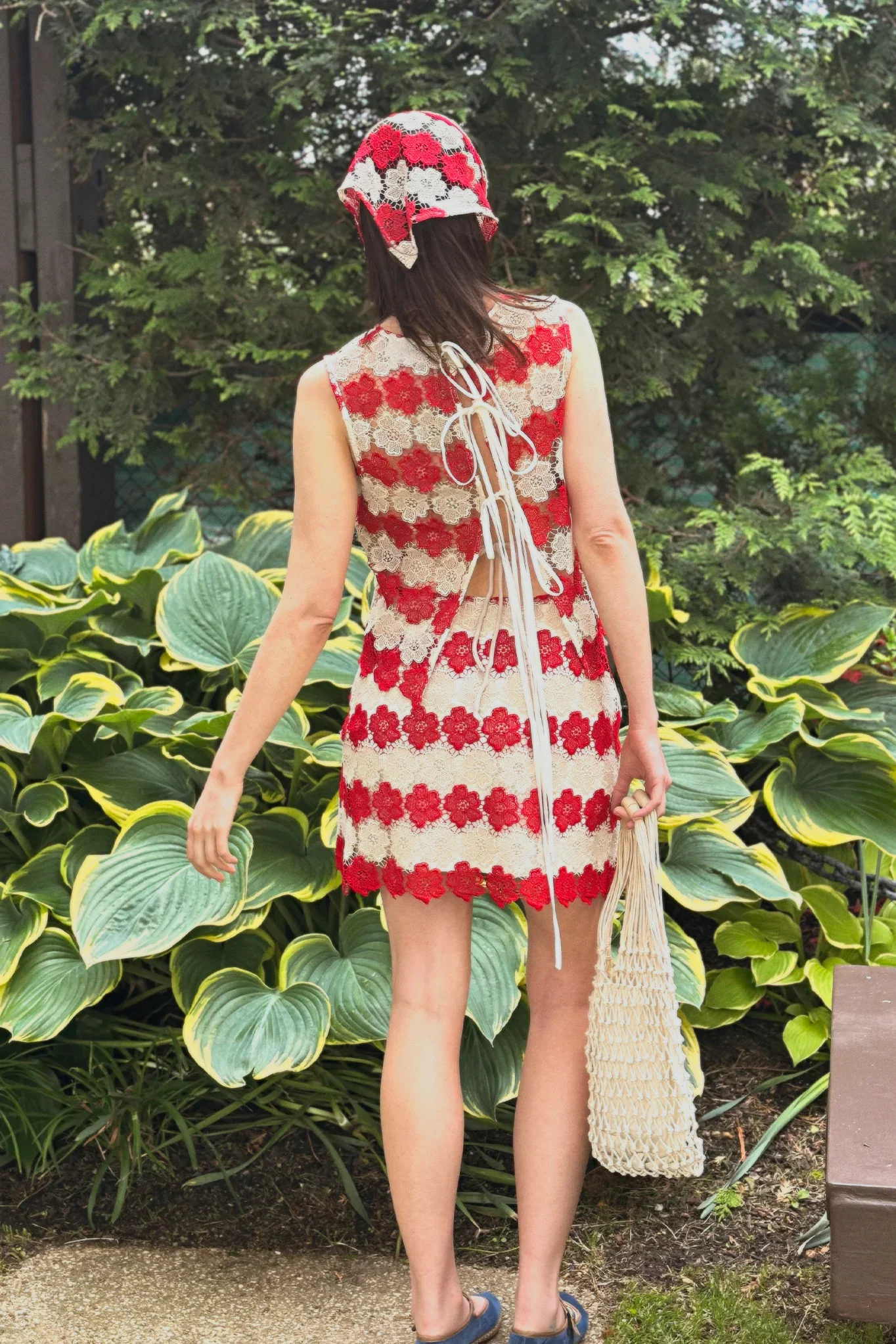 Koa Two-Tone Mini Skirt Paprika - Image 2