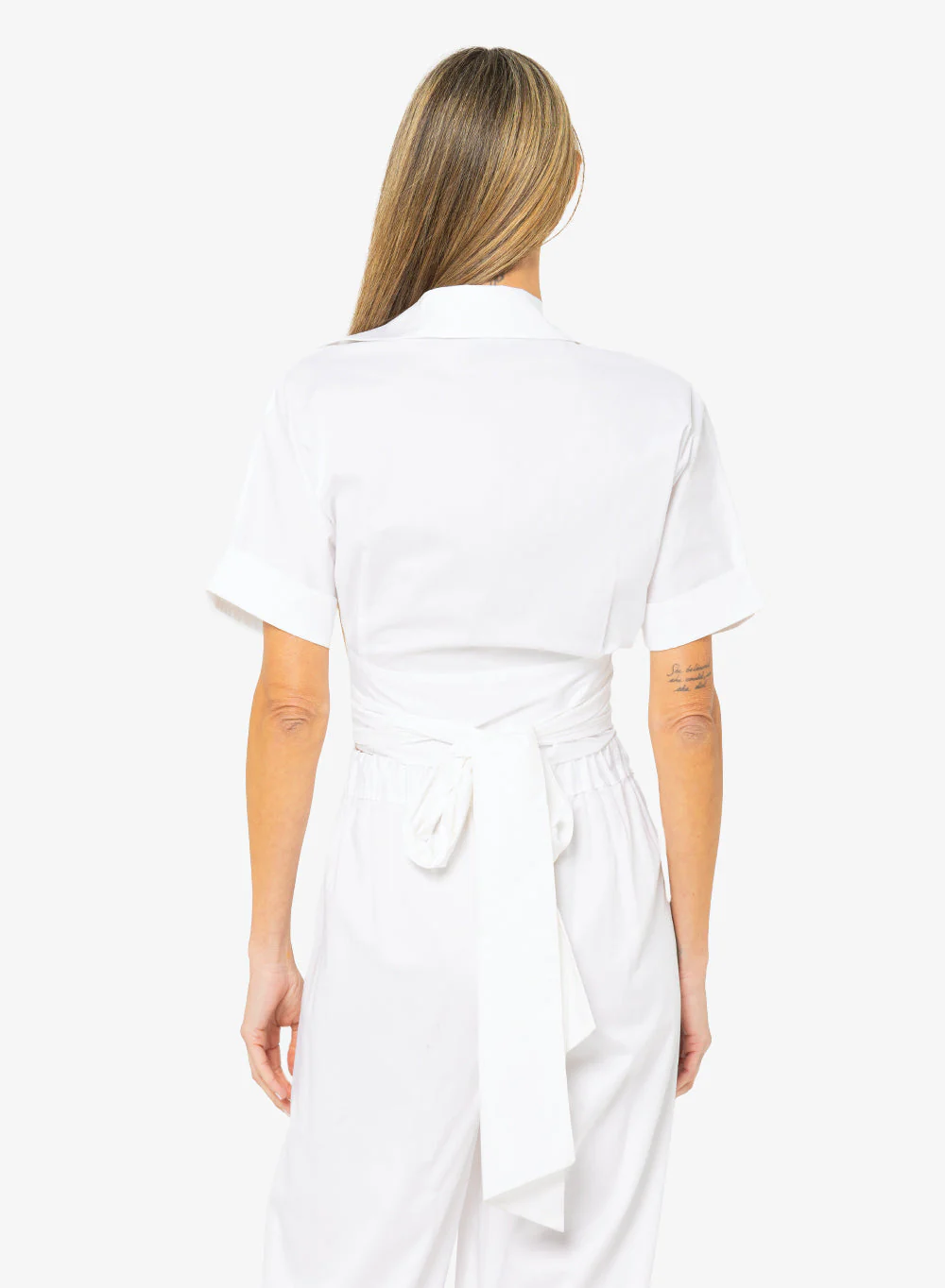 Kora White Sateen - Image 3