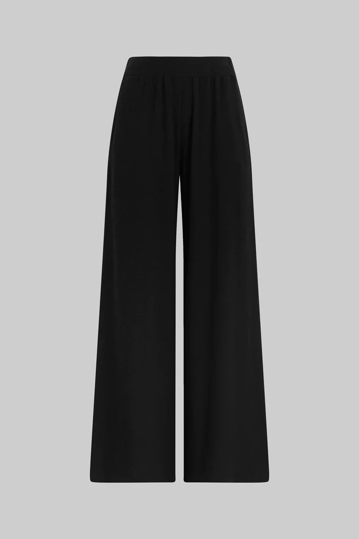 Lauren Pleated Pocket Pant Black - Image 4
