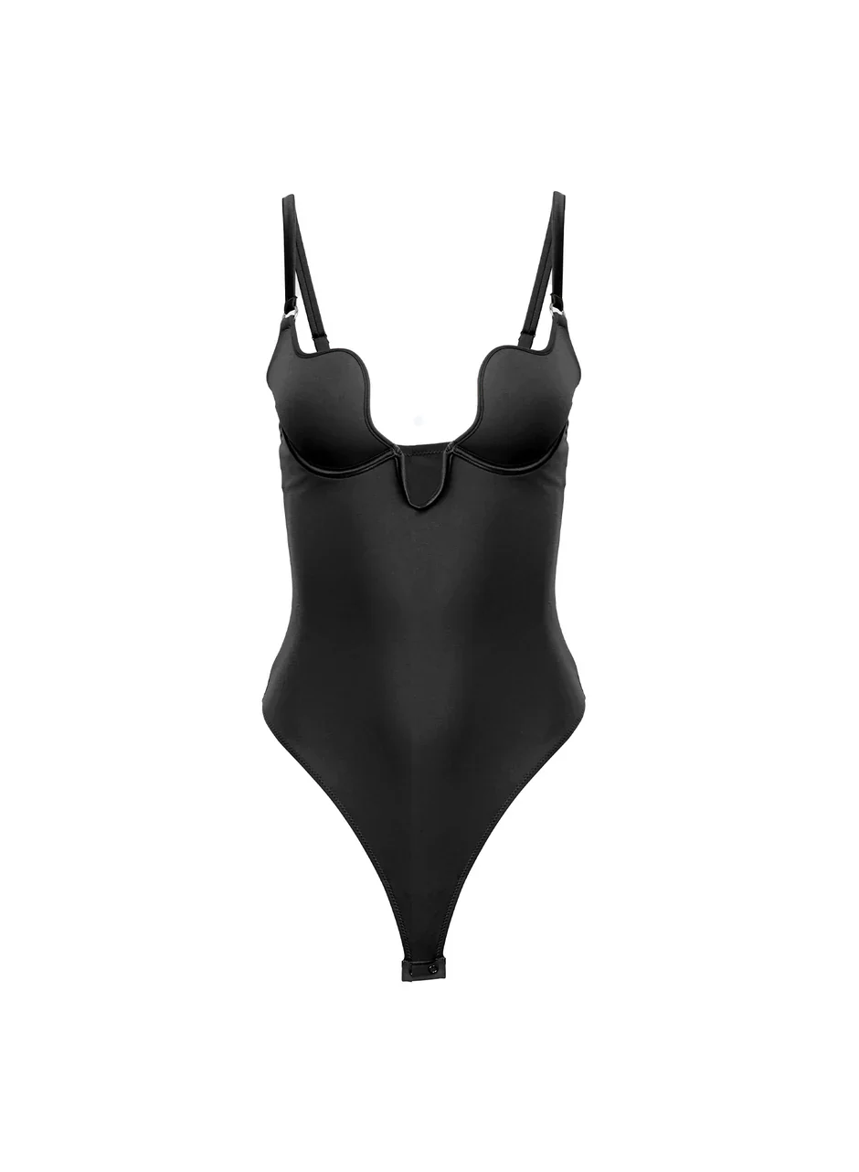 Le Stretch Micro Seduce U-Plunge Bodysuit - Image 4