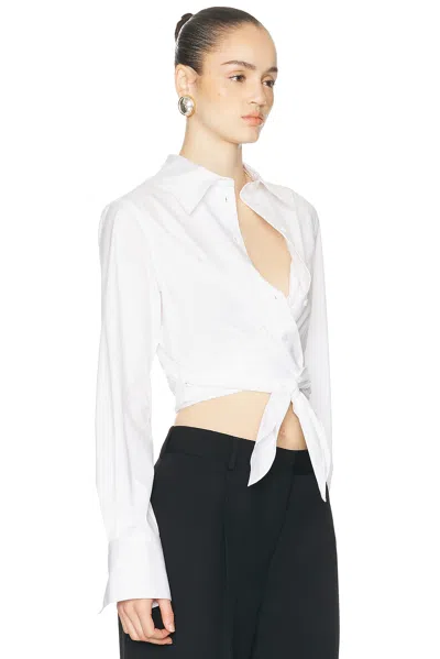 Criss Cross Tie Shirt - Image 2