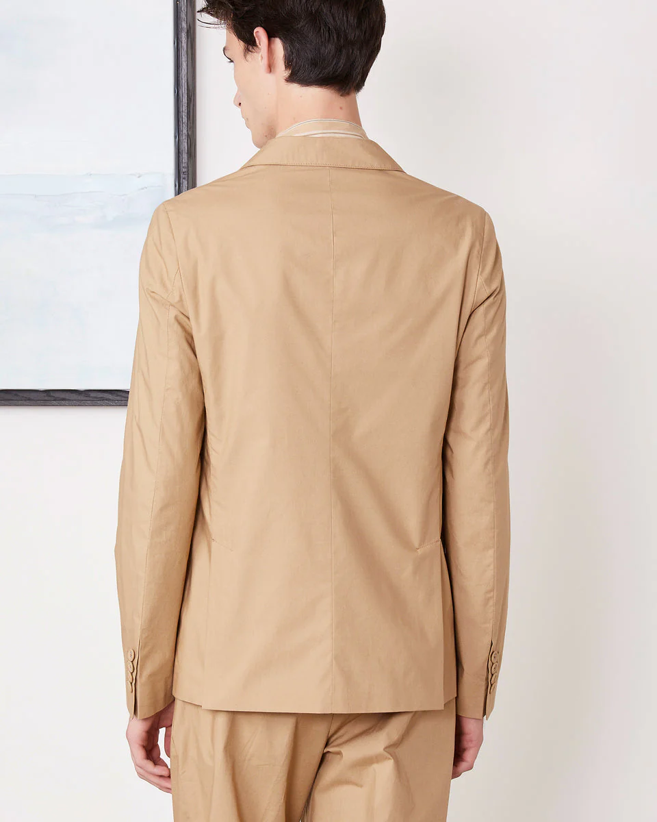 Leon Jacket Cotton Poplin British Khaki (Final Sale) - Image 3