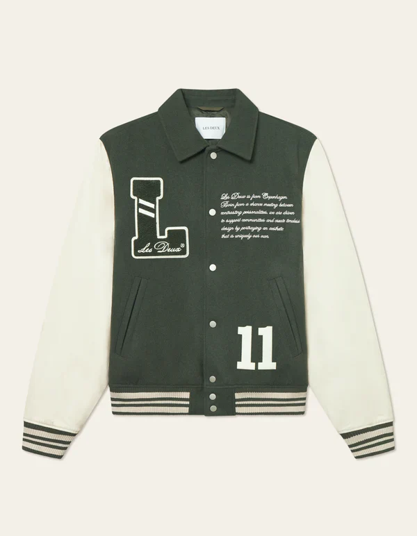 Les Deux Varsity Wool Jacket - Image 2