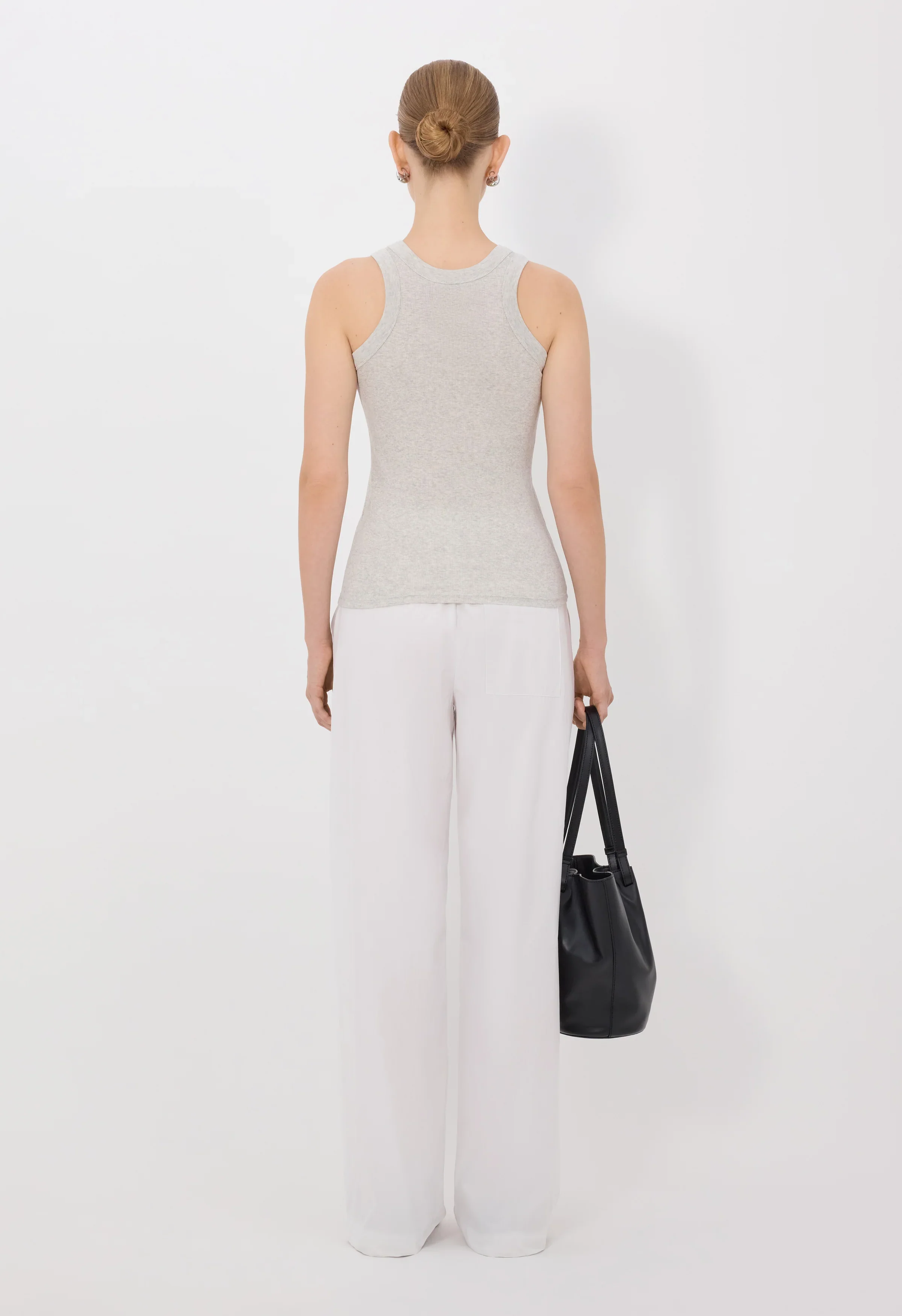 Limba Tank Top Grey Mélange - Image 2