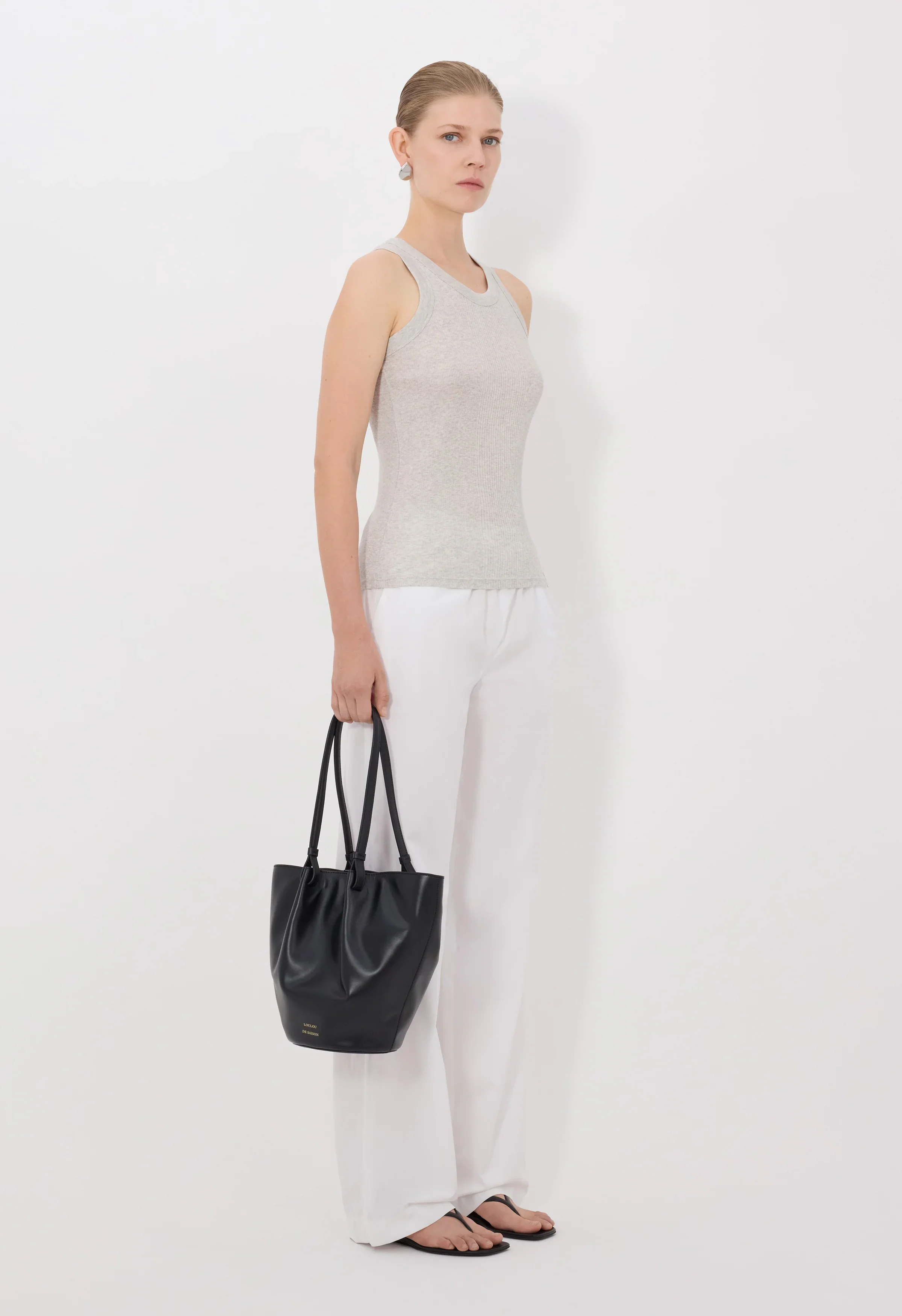 Limba Tank Top Grey Mélange - Image 3