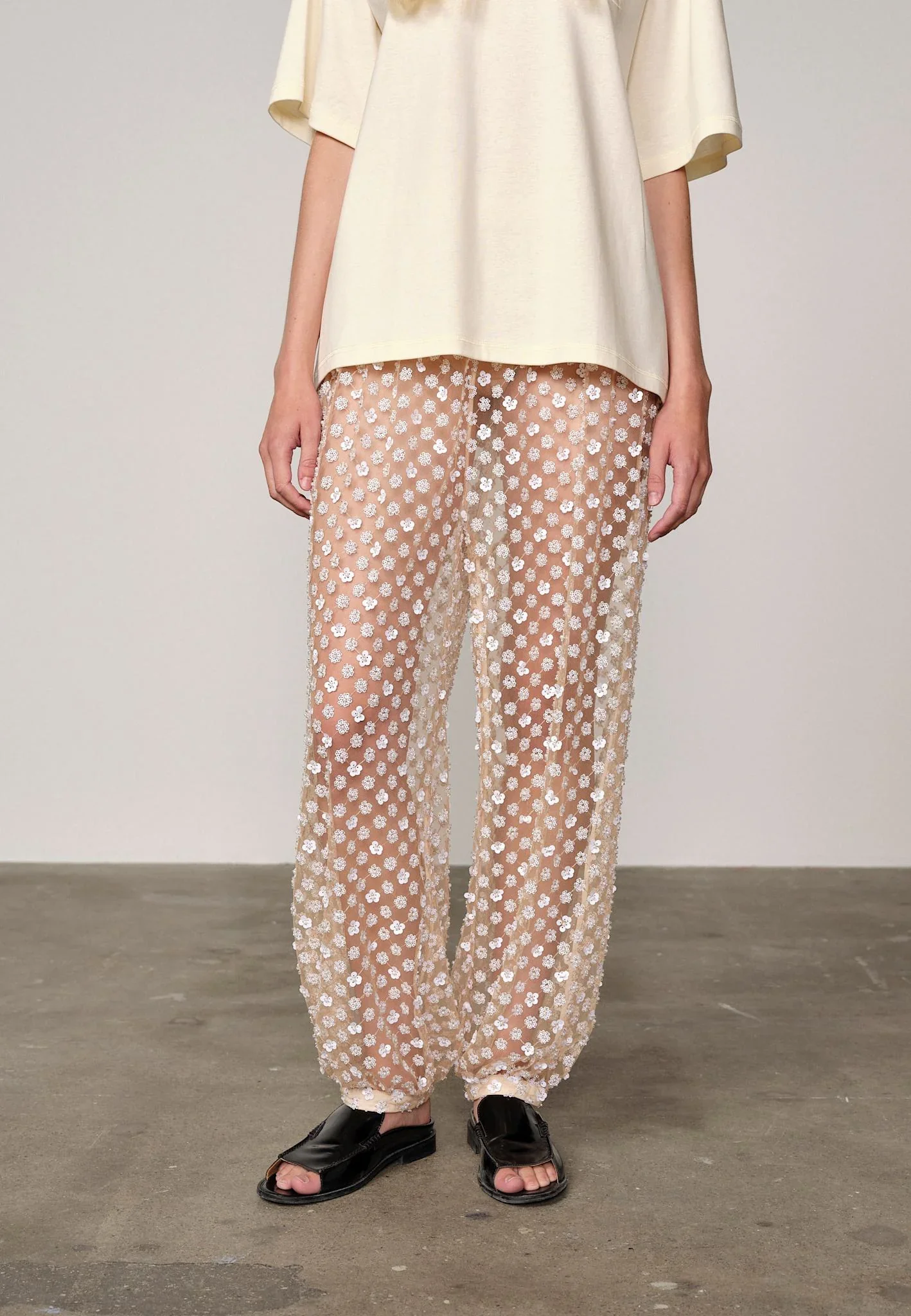 Nya Pants Embroidered Mesh - Image 2
