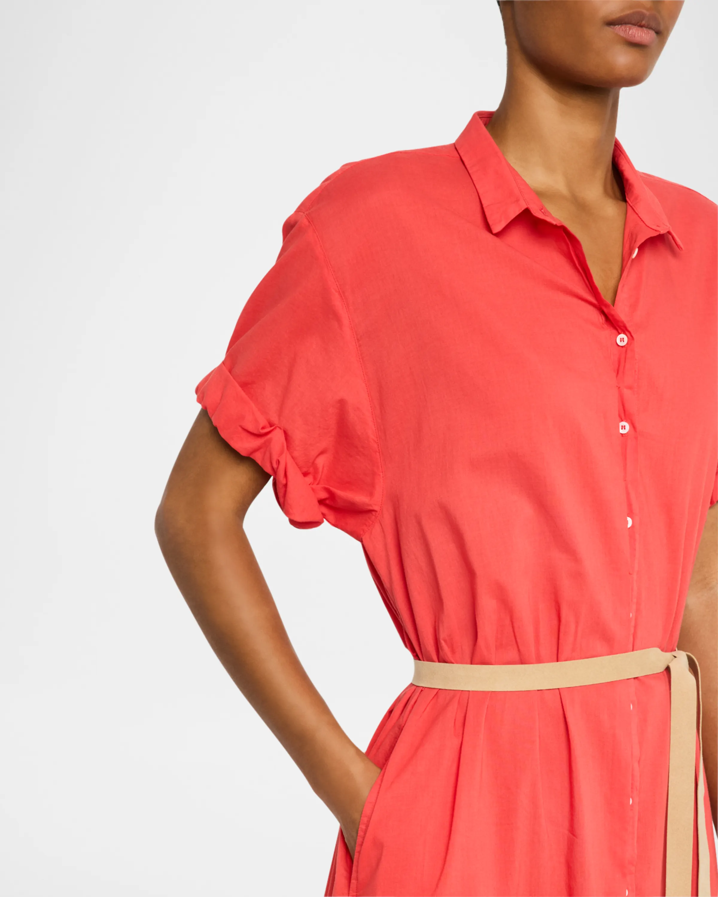 Linnet Dress Clambake Red (Final Sale) - Image 4