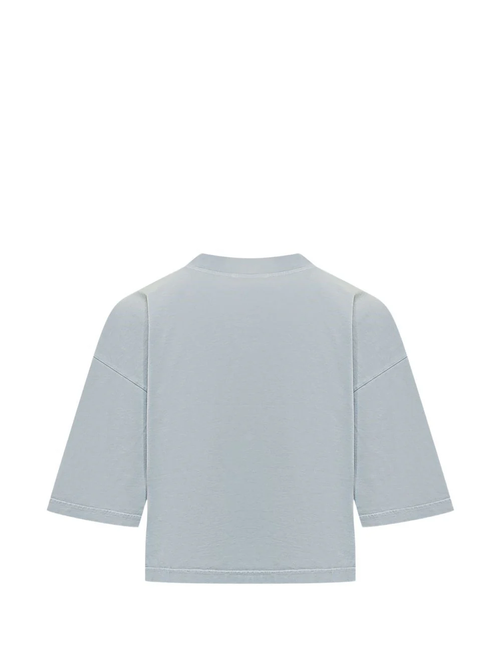 Logo Crop T-Shirt Light Blue - Image 2