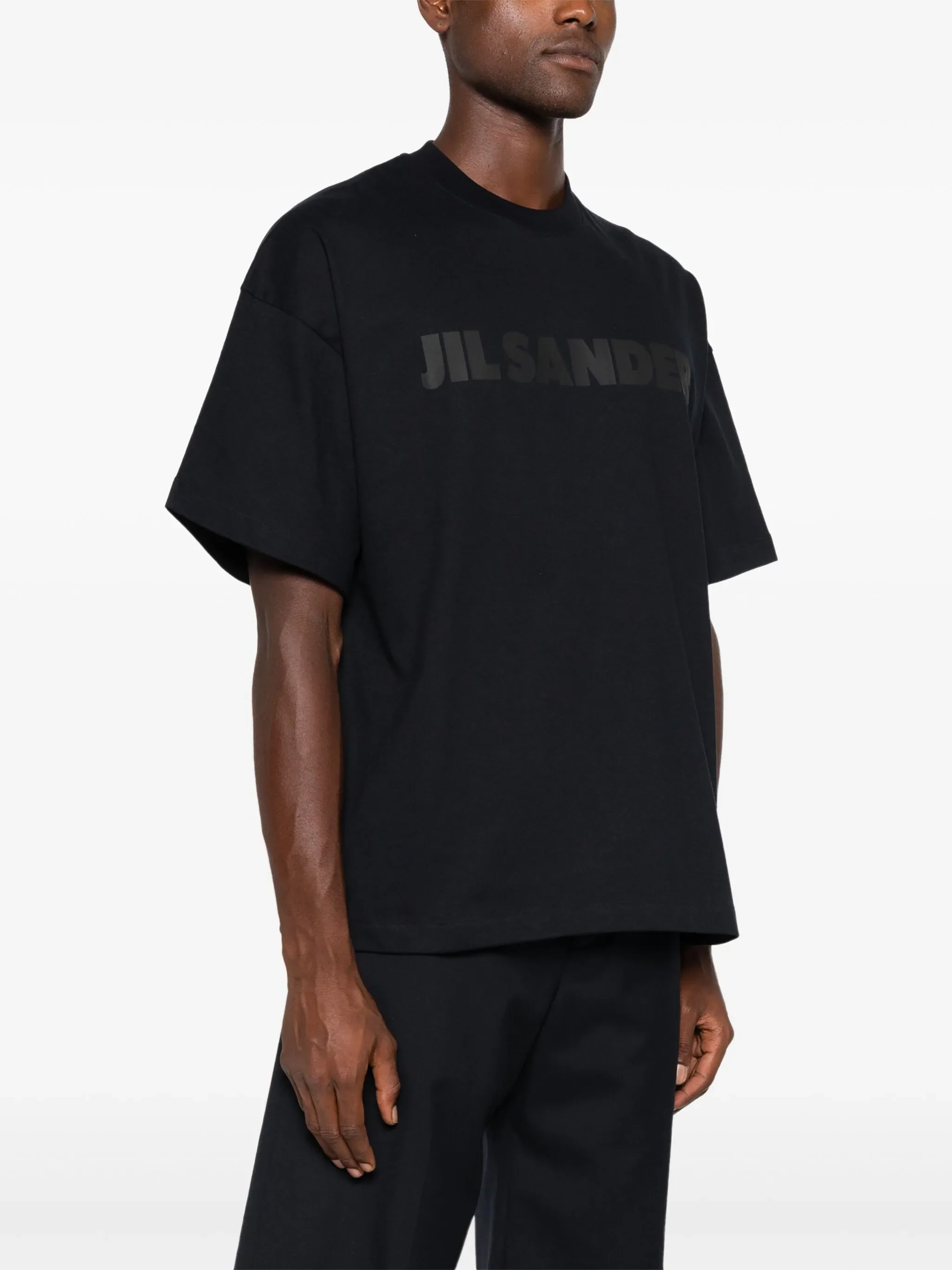 Logo T-Shirt Black on Black - Image 4